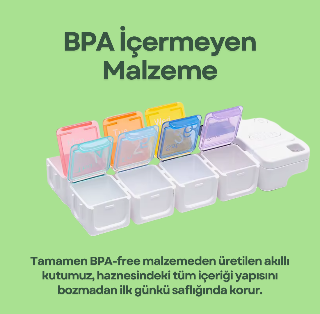 7 Bölmeli Alarmlı Kutu