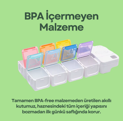 7 Bölmeli Alarmlı Kutu