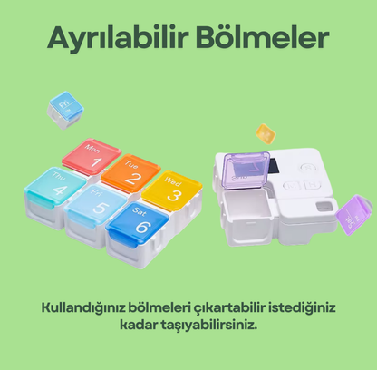7 Bölmeli Alarmlı Kutu